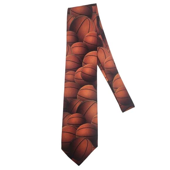 Ralph Marlin Other - Ralph Marlin Necktie Just Balls Basketballs Vintage 90s Sports Tie Made In USA